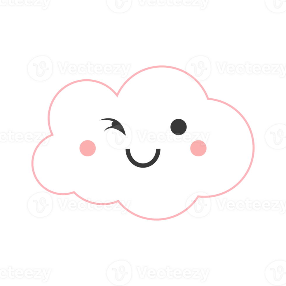 cute cartoon cloud png