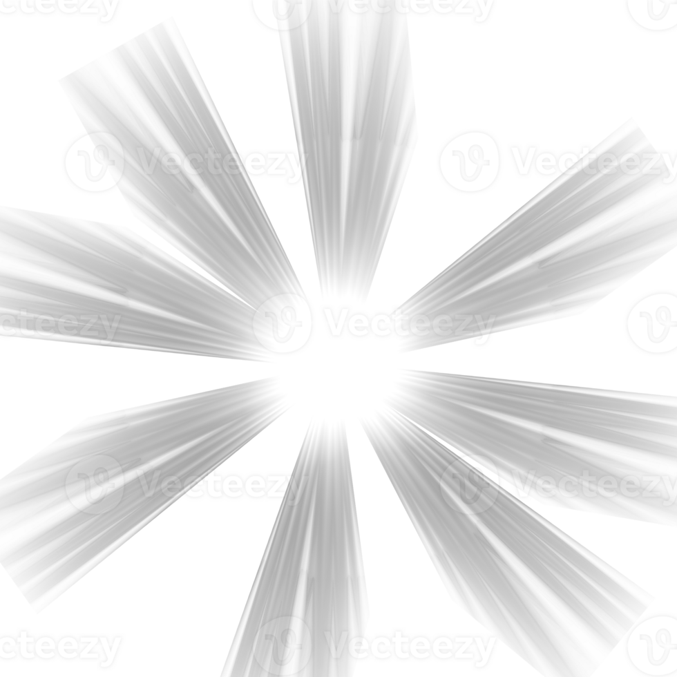 a white light burst on a transparent background png