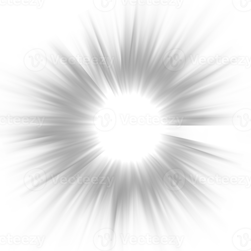 white glow light burst png
