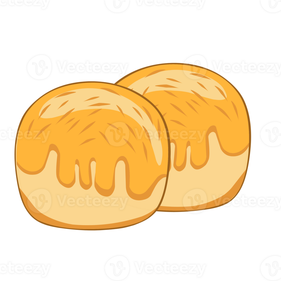 Pineapple cake Illustration png