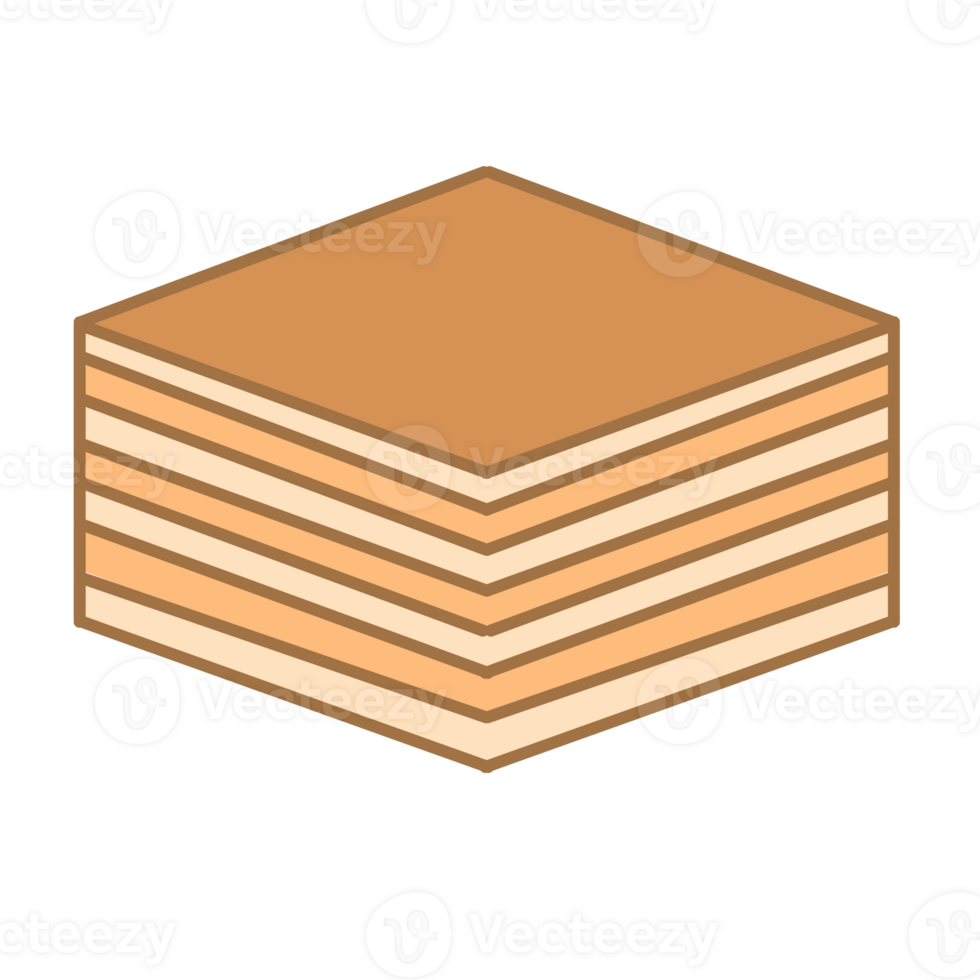 Pineapple cake Illustration png