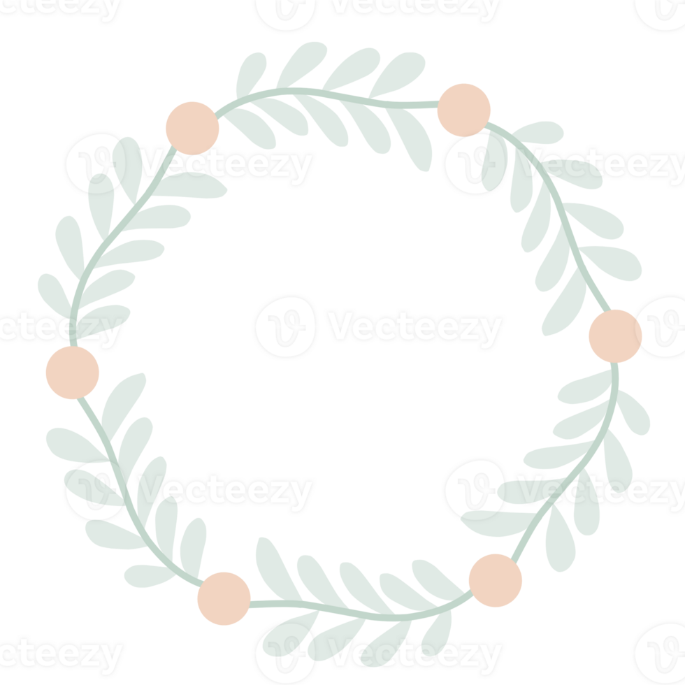 Beautiful Flower Wreath png