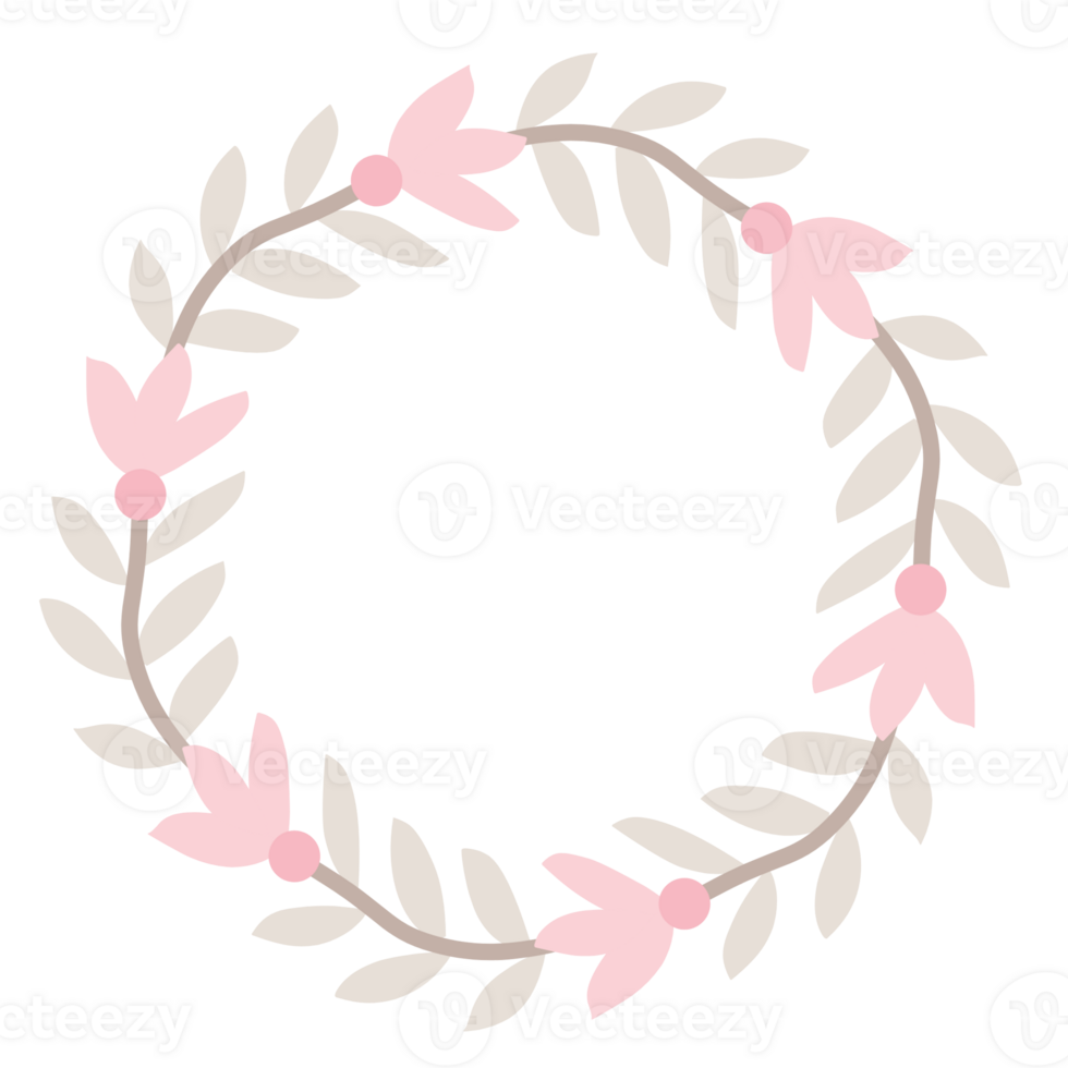 Beautiful Flower Wreath png