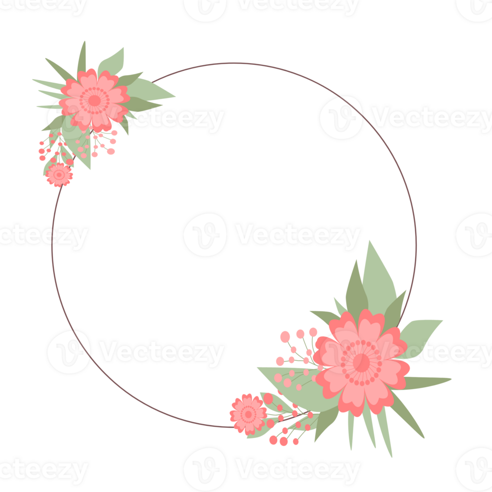 Beautiful Flower Wreath png