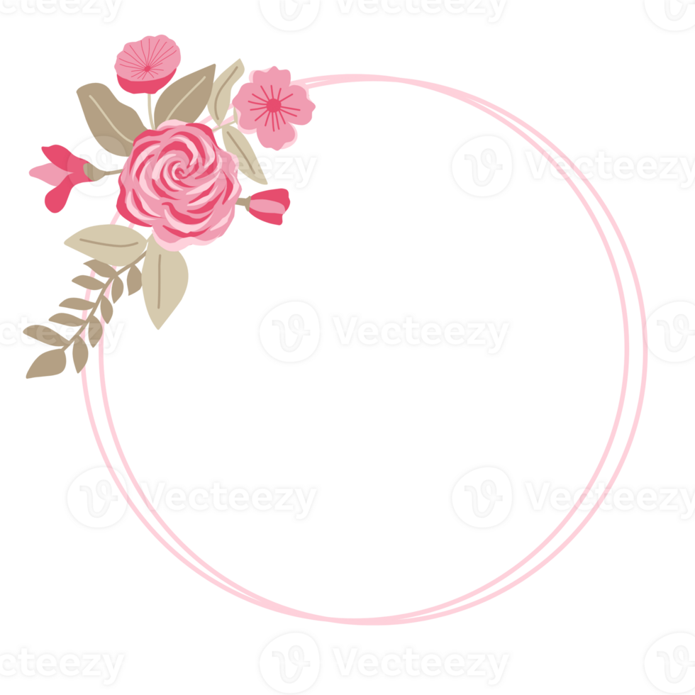 Beautiful Flower Wreath png