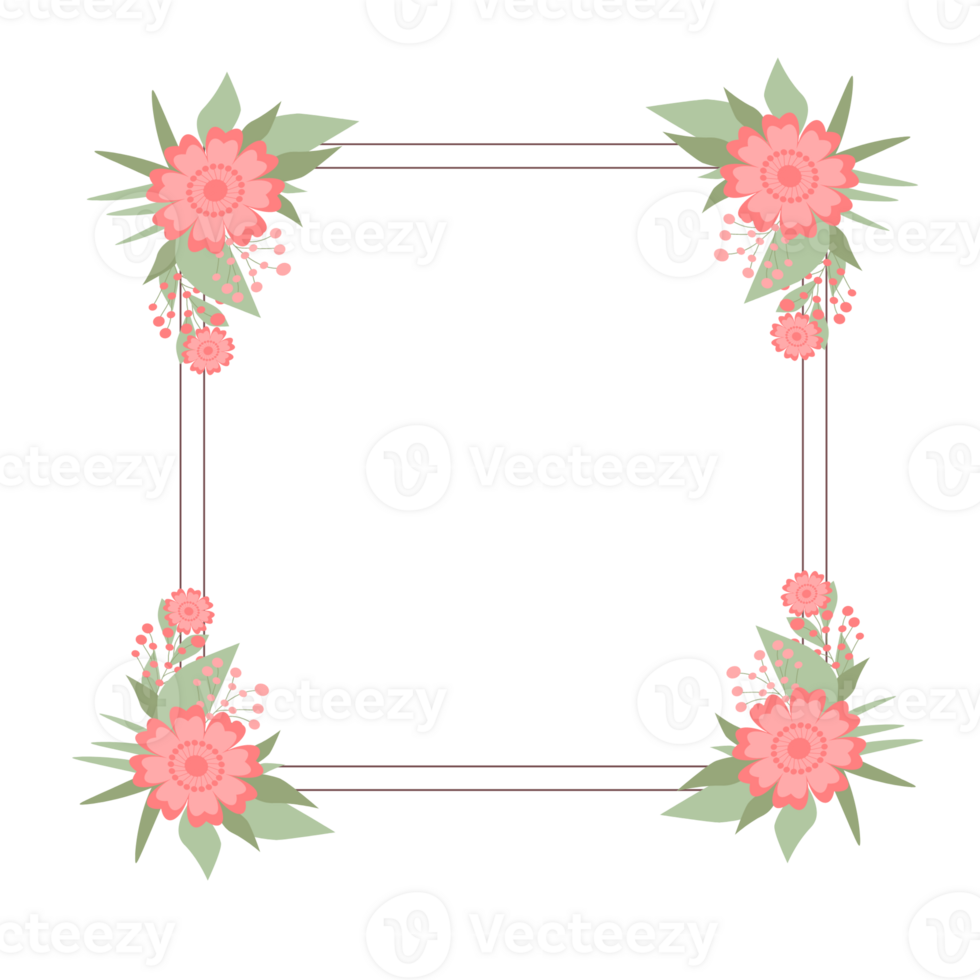 Beautiful Flower Wreath png