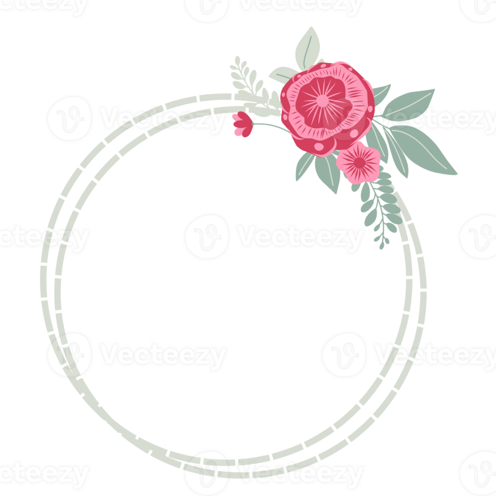 Beautiful Flower Wreath png