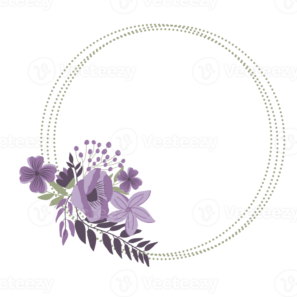 Beautiful Flower Wreath png