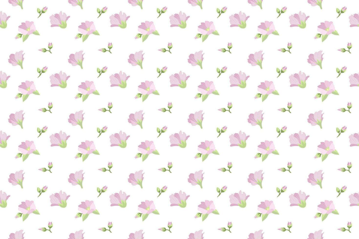 A tiny violet flower as seamless pattern vector