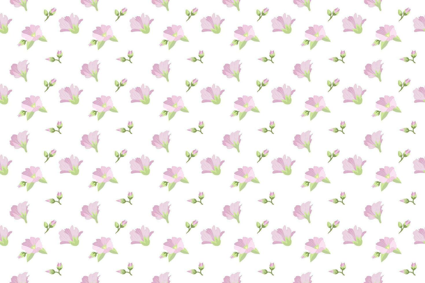 A tiny violet flower as seamless pattern vector