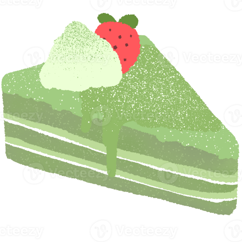 tasty matcha cake png