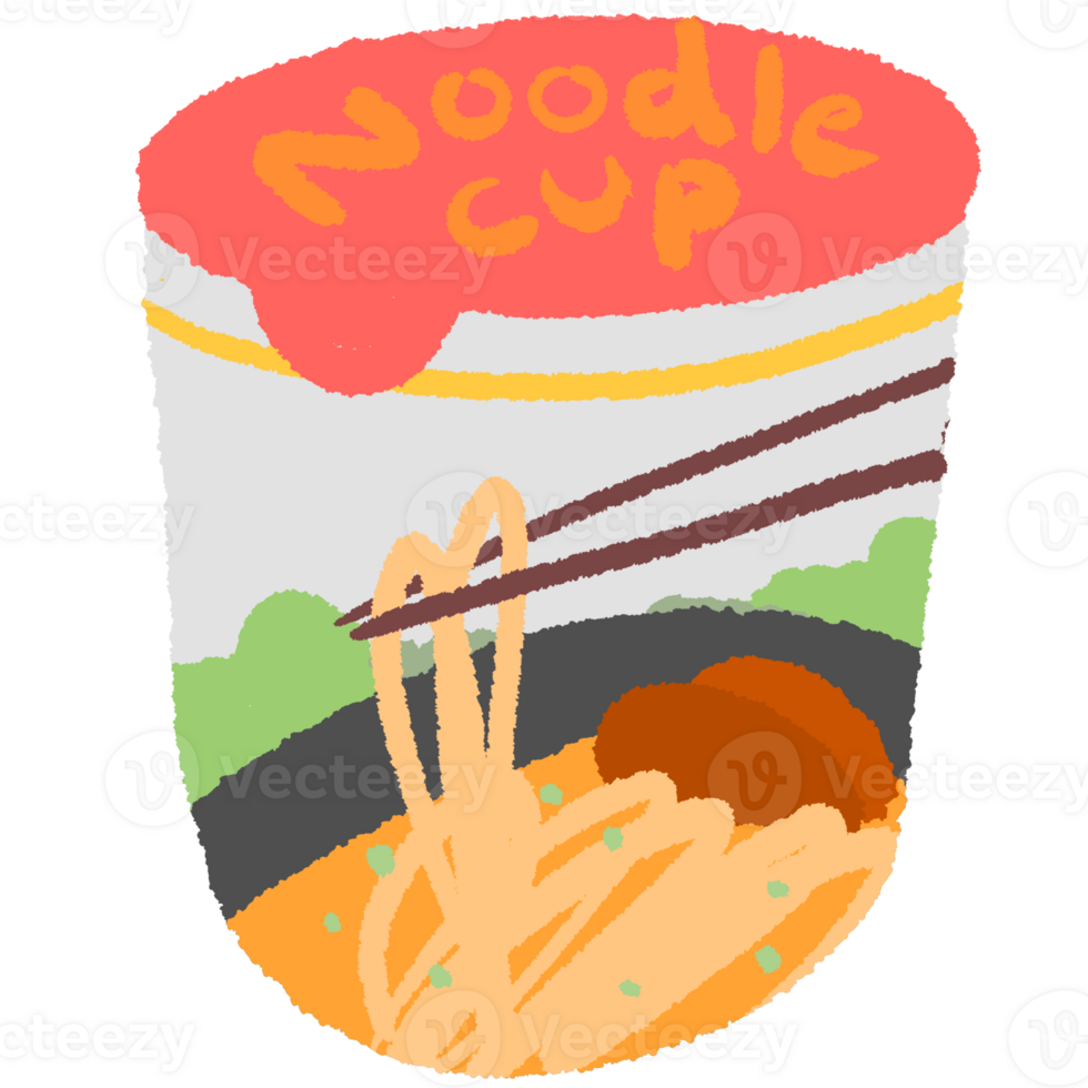 Instant Cup Noodle png