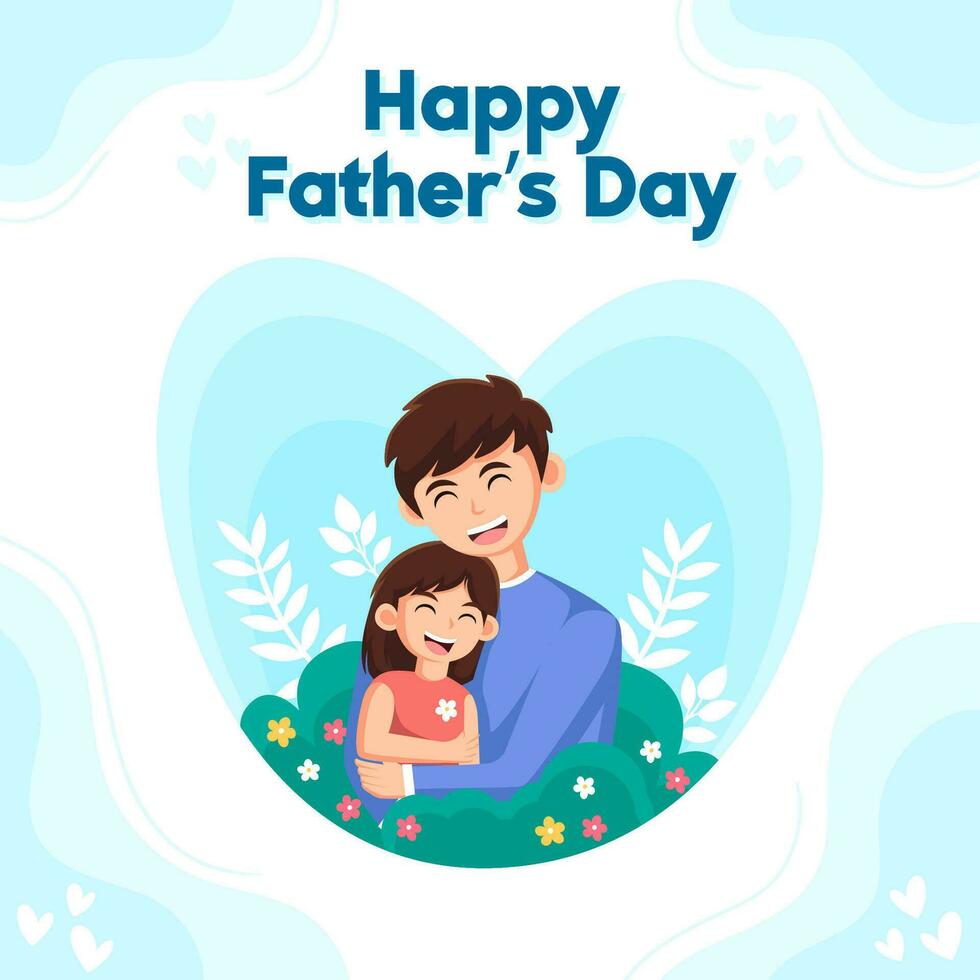Happy Father's Day Celebration. Vector eps 10