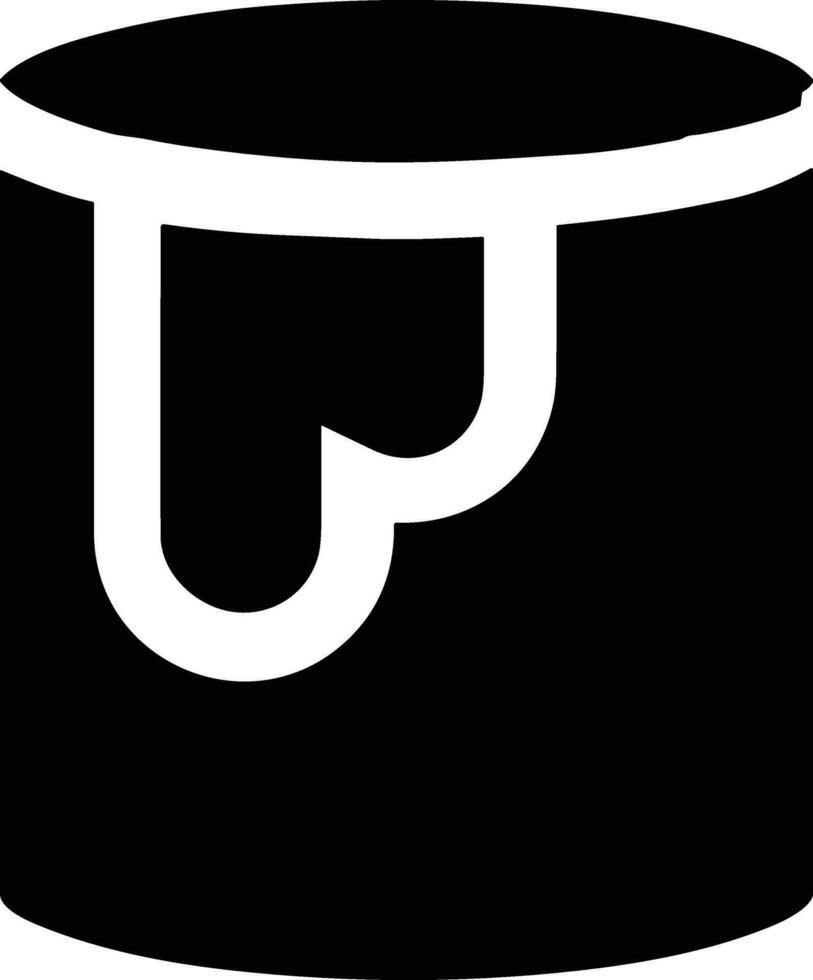 Bucket icon symbol vector image. Illustration of the bucket cleaning equipment washing outline design image. EPS 10