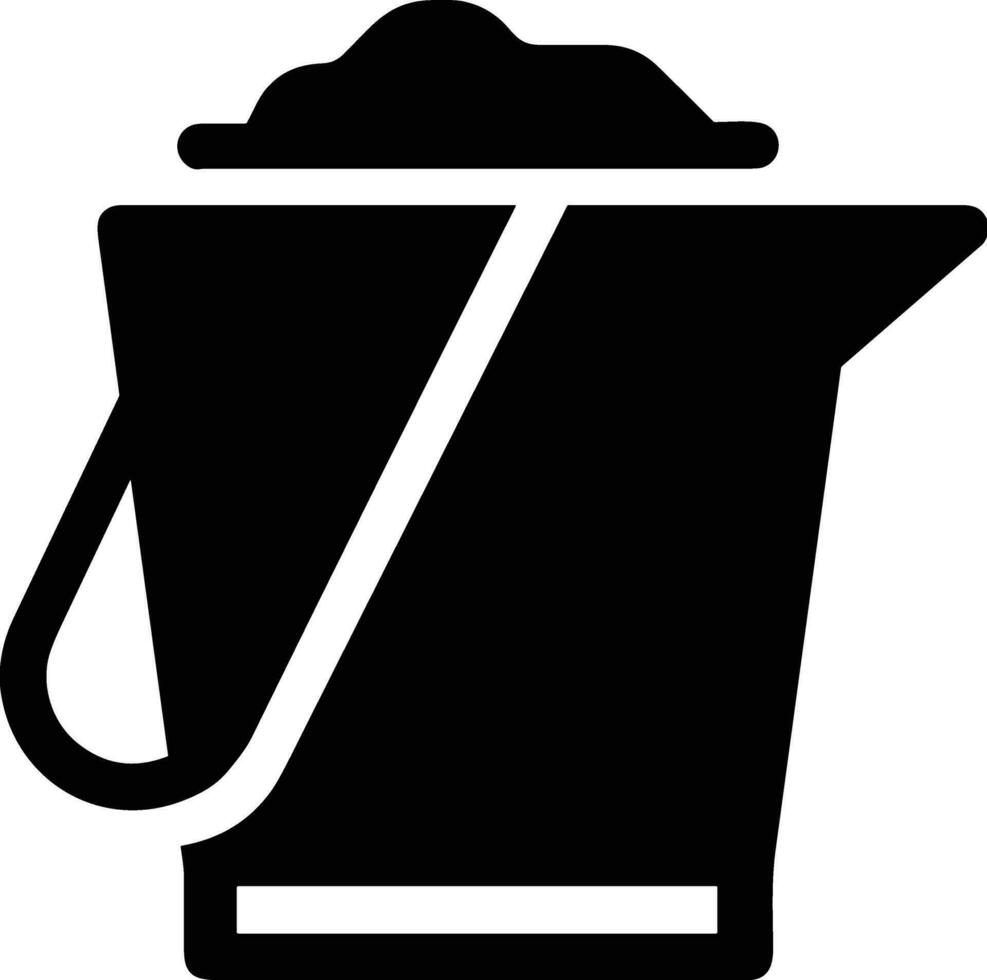 Bucket icon symbol vector image. Illustration of the bucket cleaning equipment washing outline design image. EPS 10