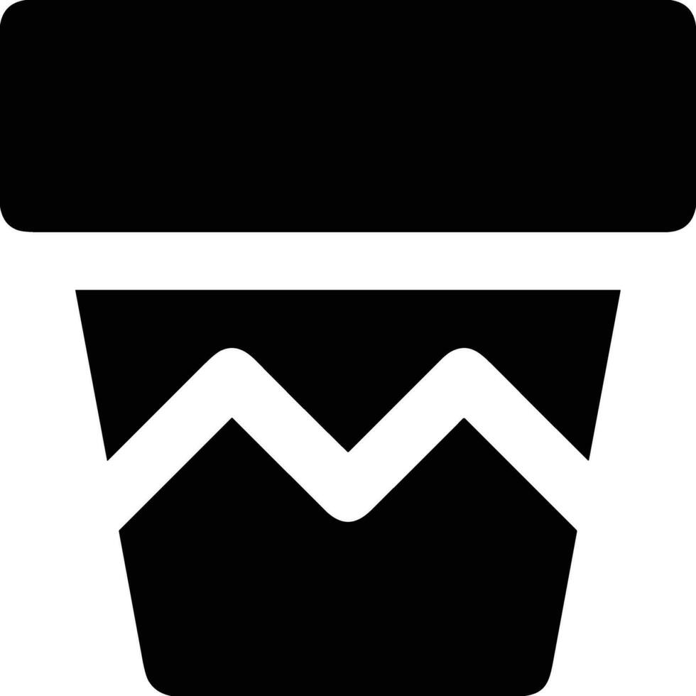 Bucket icon symbol vector image. Illustration of the bucket cleaning equipment washing outline design image. EPS 10