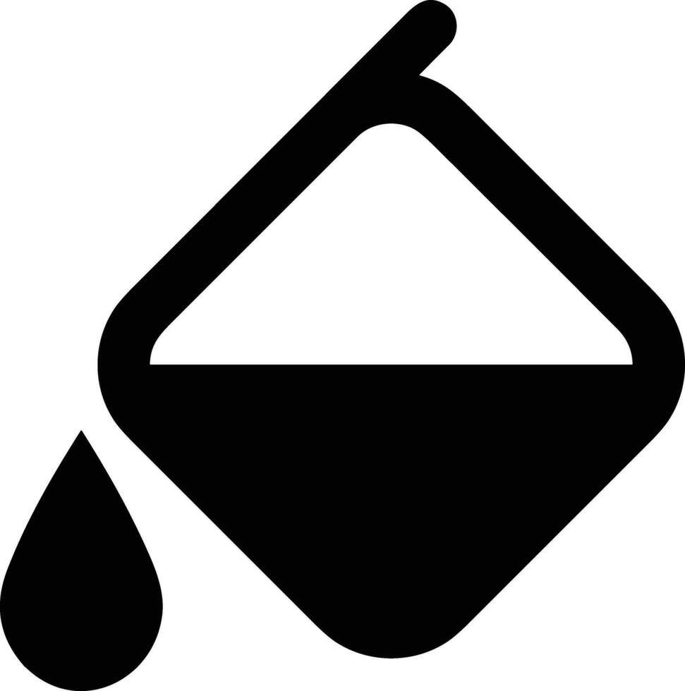 Bucket icon symbol vector image. Illustration of the bucket cleaning equipment washing outline design image. EPS 10