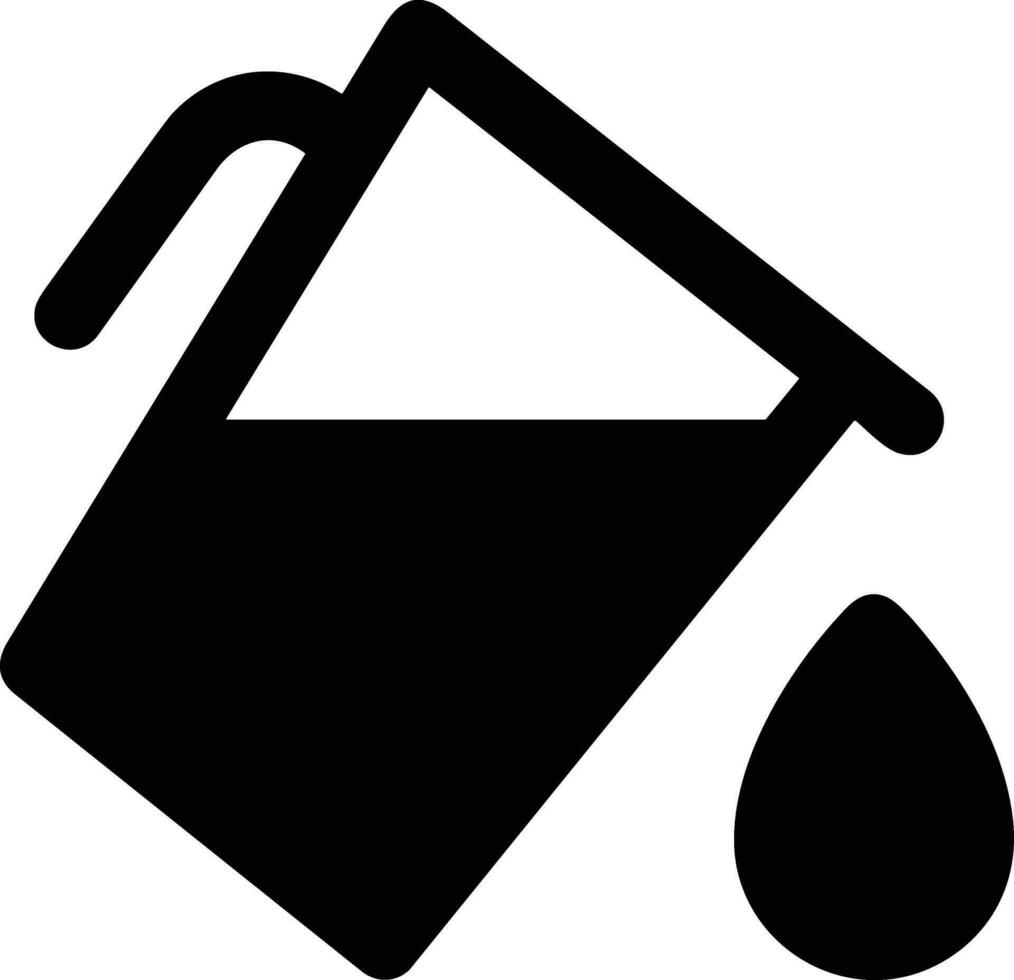 Bucket icon symbol vector image. Illustration of the bucket cleaning equipment washing outline design image. EPS 10