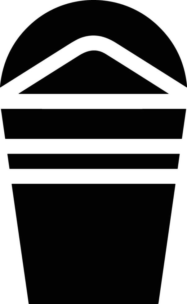 Bucket icon symbol vector image. Illustration of the bucket cleaning equipment washing outline design image. EPS 10