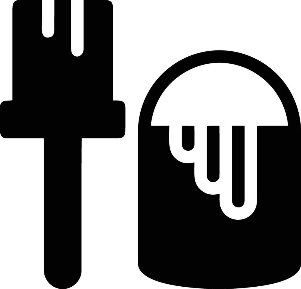 Bucket icon symbol vector image. Illustration of the bucket cleaning equipment washing outline design image. EPS 10
