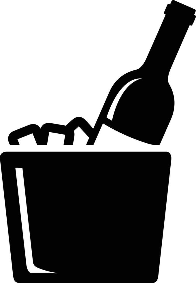 Bucket icon symbol vector image. Illustration of the bucket cleaning equipment washing outline design image. EPS 10