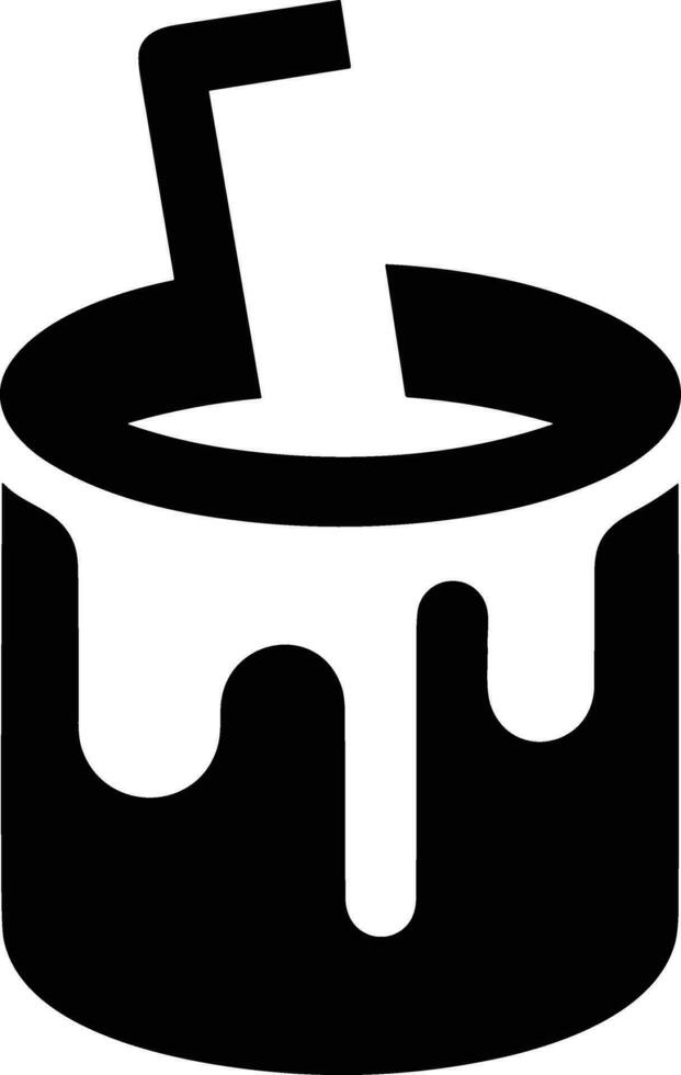 Bucket icon symbol vector image. Illustration of the bucket cleaning equipment washing outline design image. EPS 10
