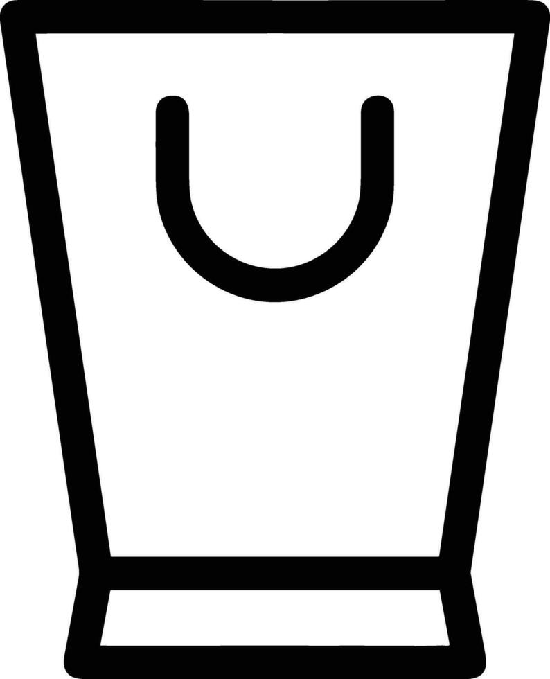 Bucket icon symbol vector image. Illustration of the bucket cleaning equipment washing outline design image. EPS 10