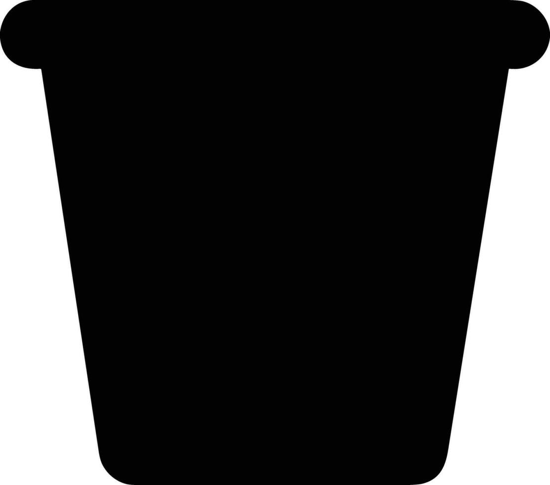 Bucket icon symbol vector image. Illustration of the bucket cleaning equipment washing outline design image. EPS 10