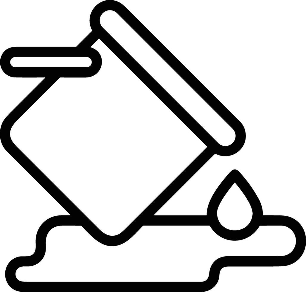 Bucket icon symbol vector image. Illustration of the bucket cleaning equipment washing outline design image. EPS 10