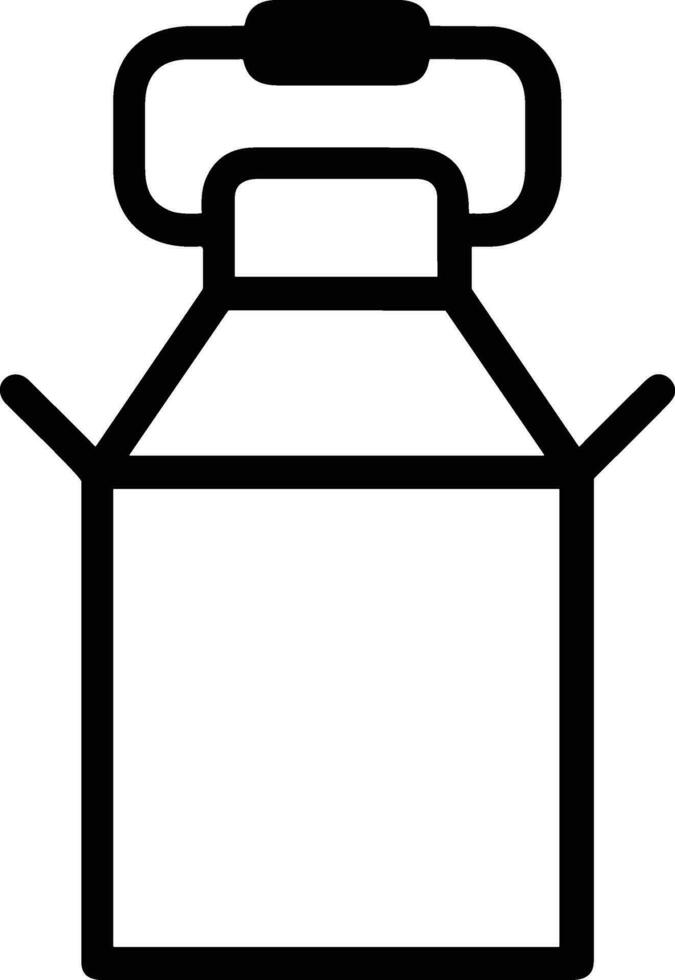 Bucket icon symbol vector image. Illustration of the bucket cleaning equipment washing outline design image. EPS 10