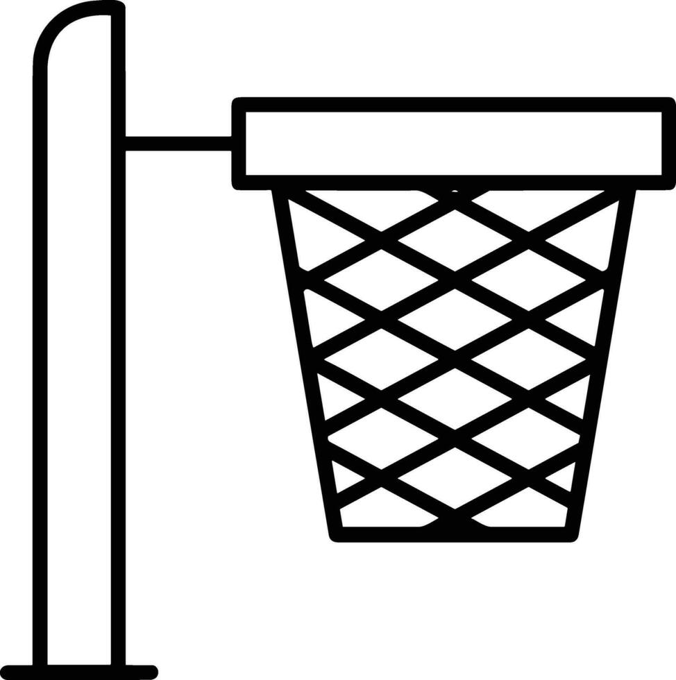 Bucket icon symbol vector image. Illustration of the bucket cleaning equipment washing outline design image. EPS 10