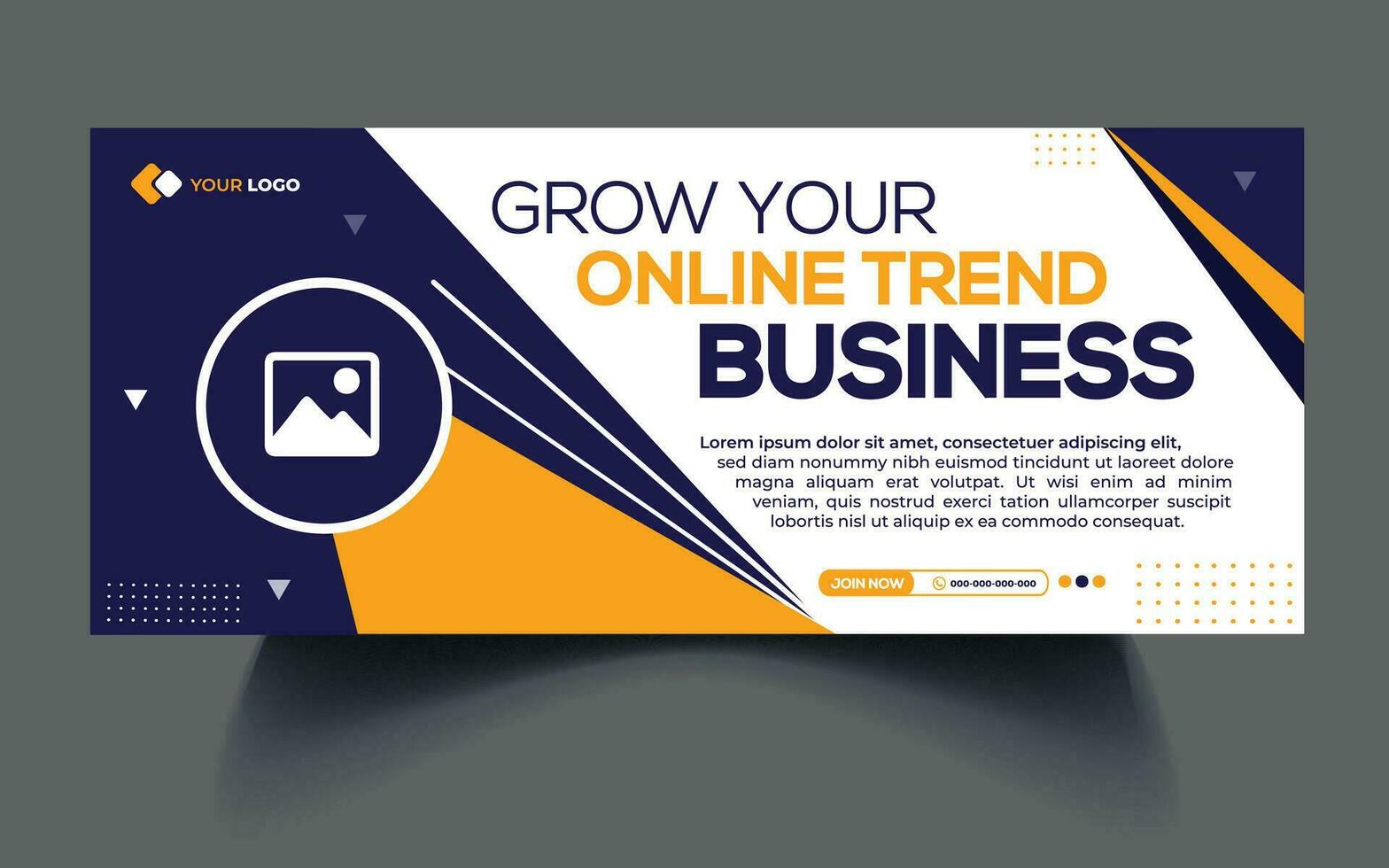 Business sosial media web banner template design background Free Vector