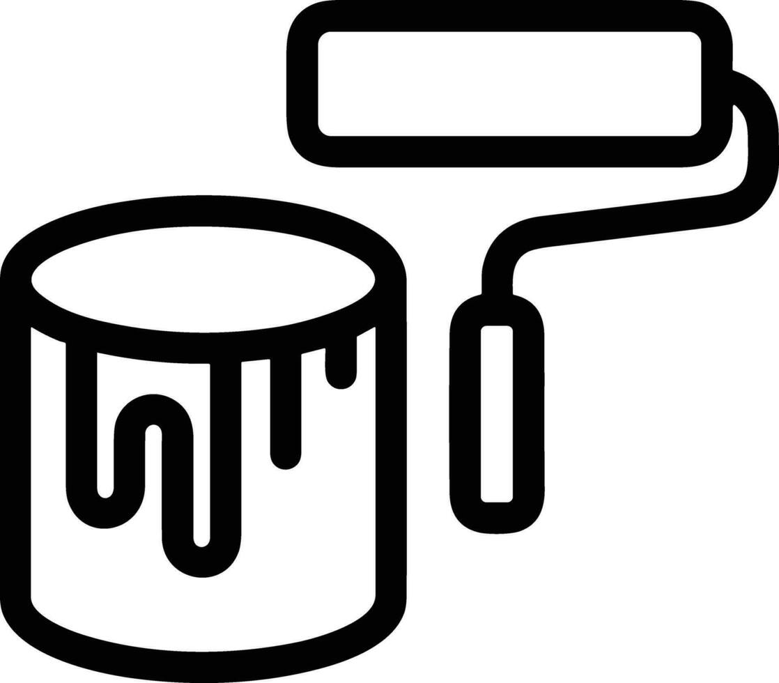 Bucket icon symbol vector image. Illustration of the bucket cleaning equipment washing outline design image. EPS 10