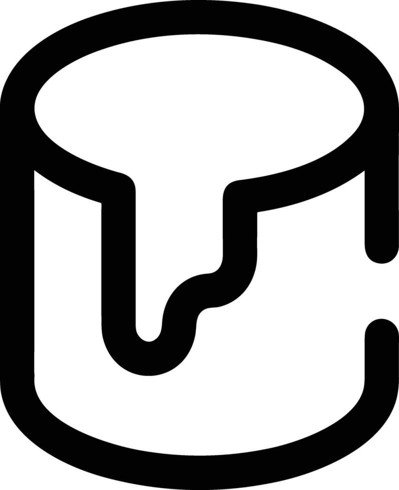 Bucket icon symbol vector image. Illustration of the bucket cleaning equipment washing outline design image. EPS 10