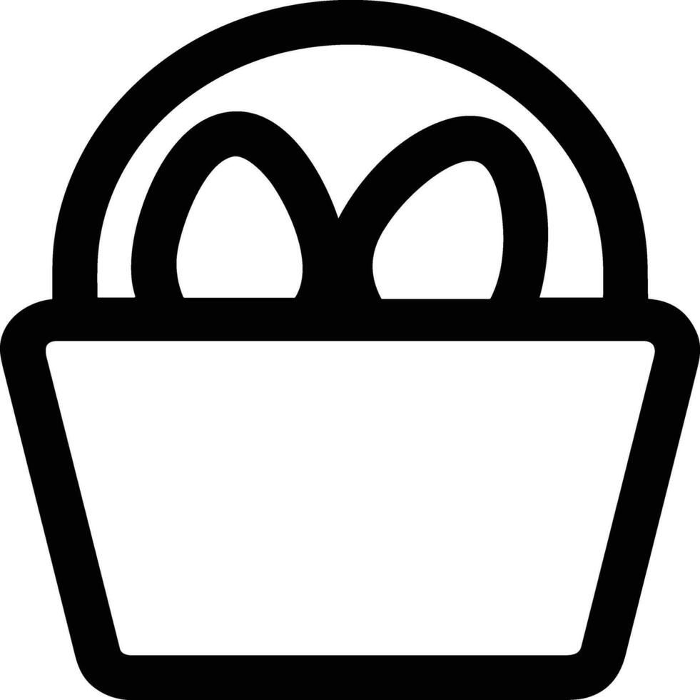 Bucket icon symbol vector image. Illustration of the bucket cleaning equipment washing outline design image. EPS 10