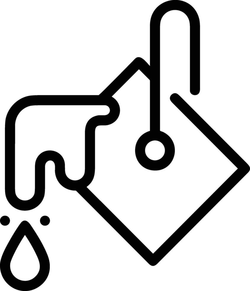 Bucket icon symbol vector image. Illustration of the bucket cleaning equipment washing outline design image. EPS 10
