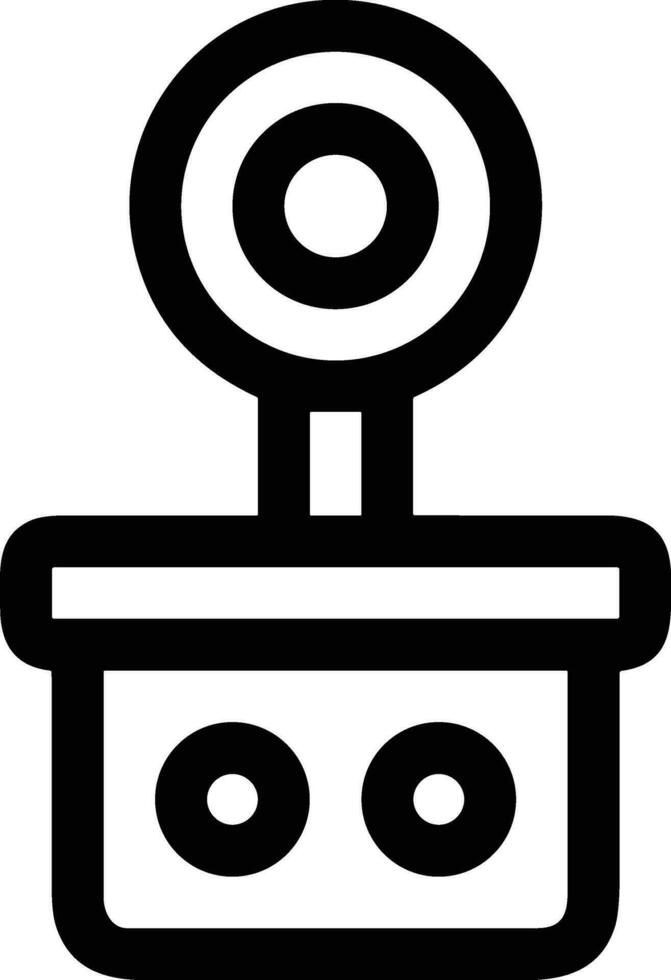 Bucket icon symbol vector image. Illustration of the bucket cleaning equipment washing outline design image. EPS 10