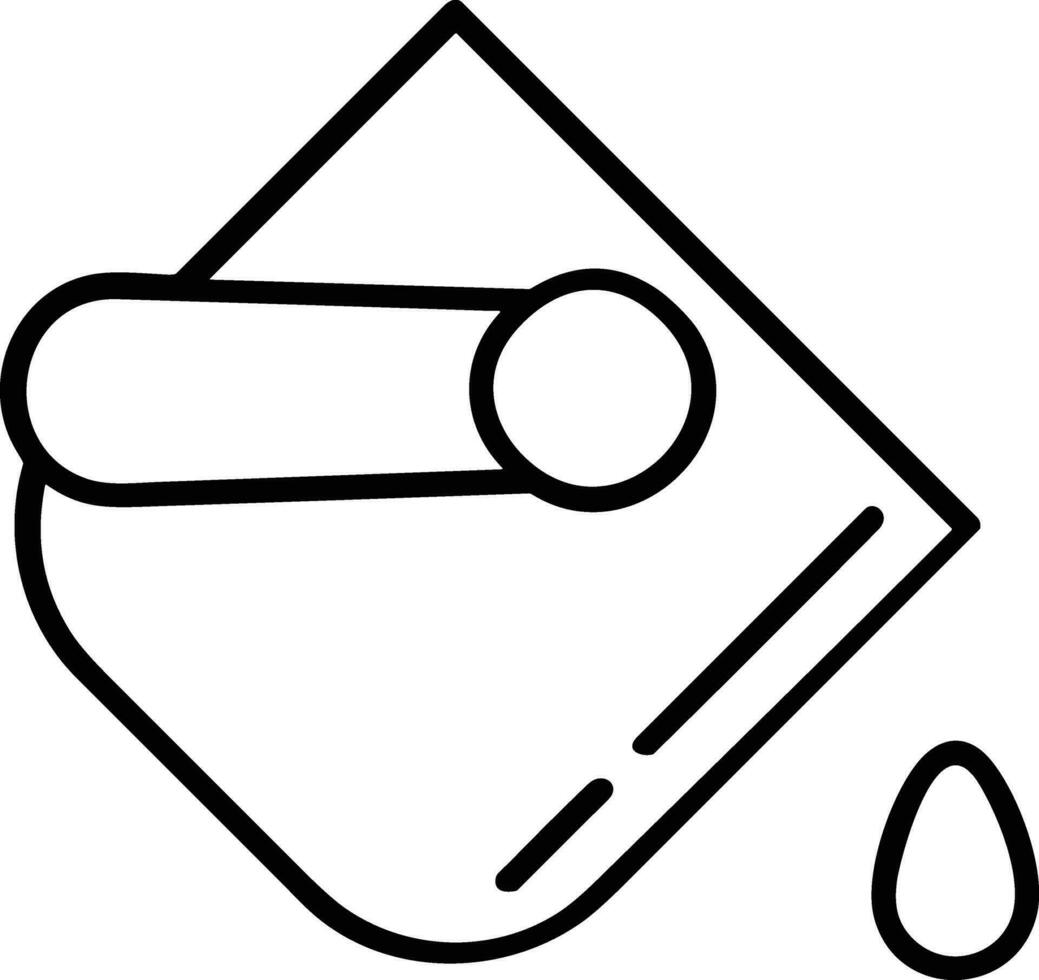 Bucket icon symbol vector image. Illustration of the bucket cleaning equipment washing outline design image. EPS 10