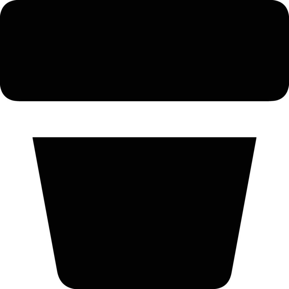 Bucket icon symbol vector image. Illustration of the bucket cleaning equipment washing outline design image. EPS 10