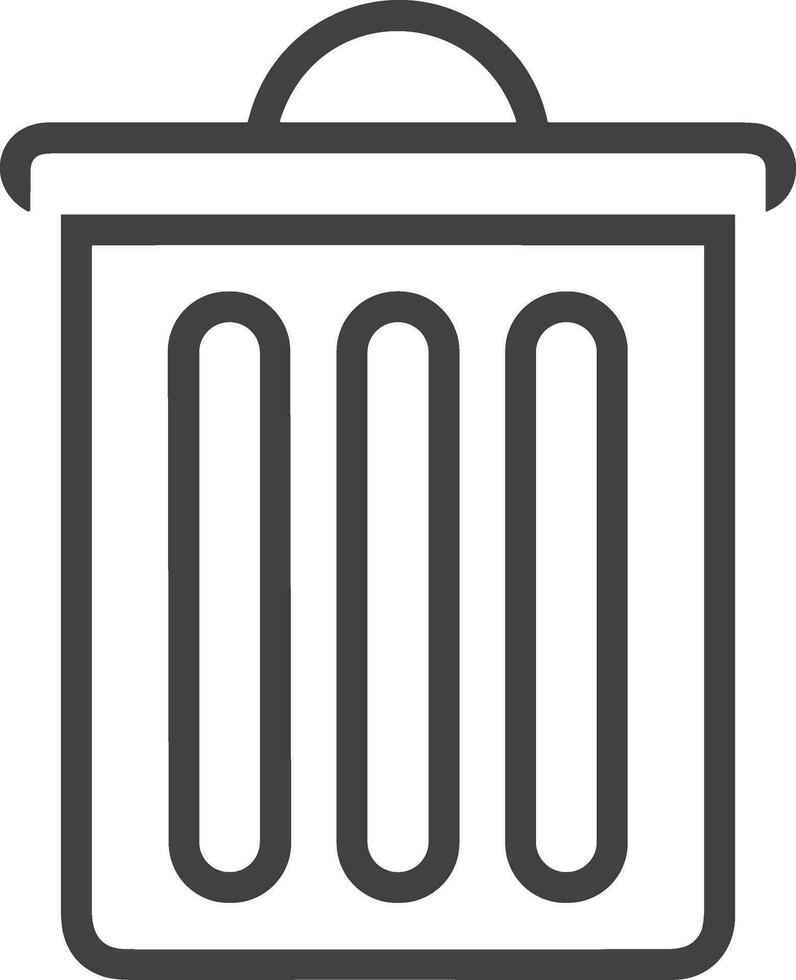 Bucket icon symbol vector image. Illustration of the bucket cleaning equipment washing outline design image. EPS 10
