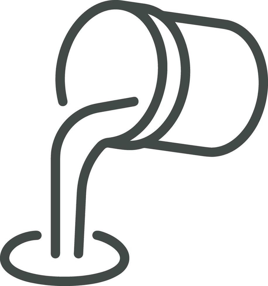 Bucket icon symbol vector image. Illustration of the bucket cleaning equipment washing outline design image. EPS 10