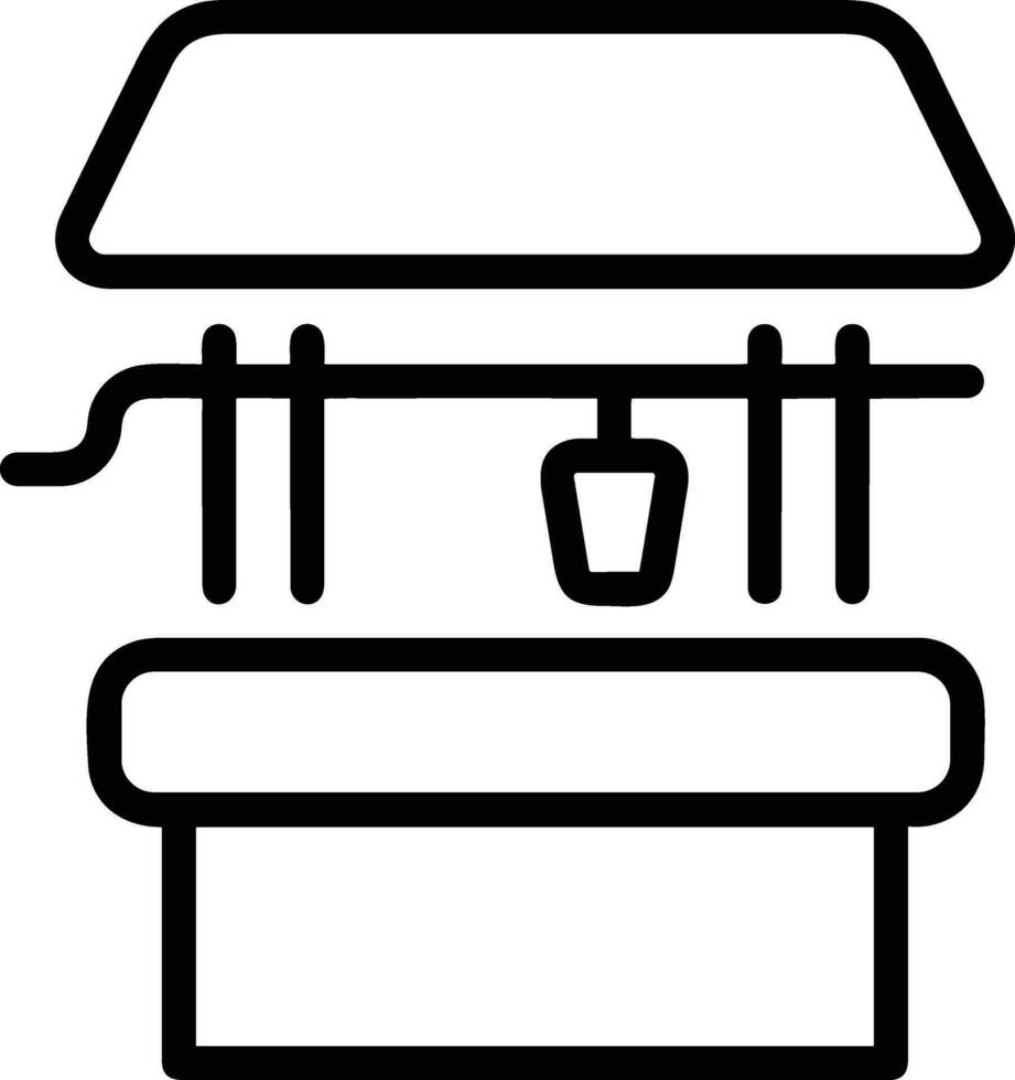 Bucket icon symbol vector image. Illustration of the bucket cleaning equipment washing outline design image. EPS 10