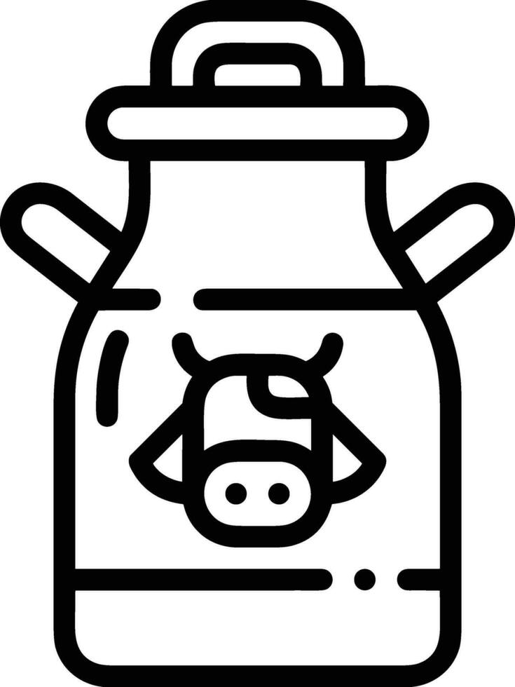 Bucket icon symbol vector image. Illustration of the bucket cleaning equipment washing outline design image. EPS 10