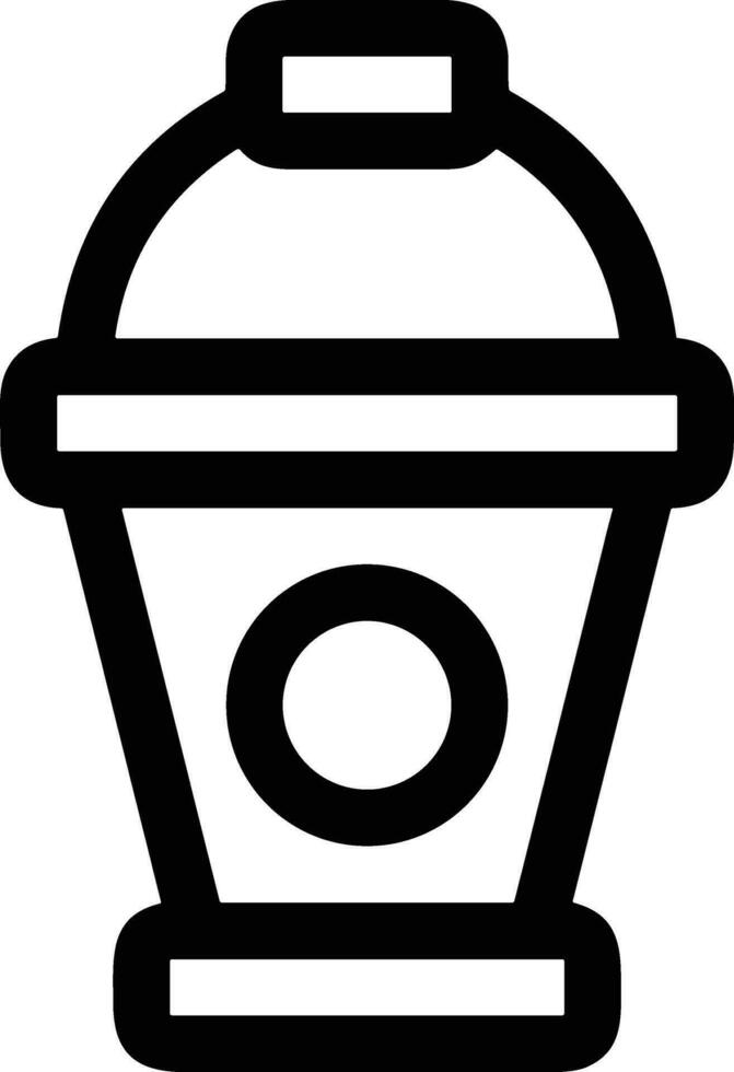 Bucket icon symbol vector image. Illustration of the bucket cleaning equipment washing outline design image. EPS 10