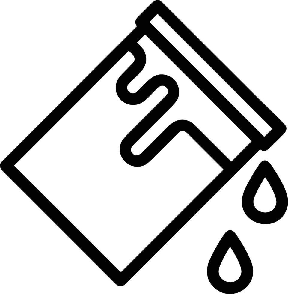Bucket icon symbol vector image. Illustration of the bucket cleaning equipment washing outline design image. EPS 10
