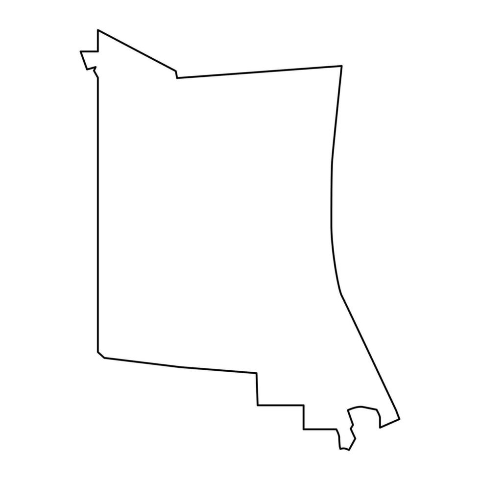 Umm Salal municipality, administrative division of the country of Qatar. Vector illustration.