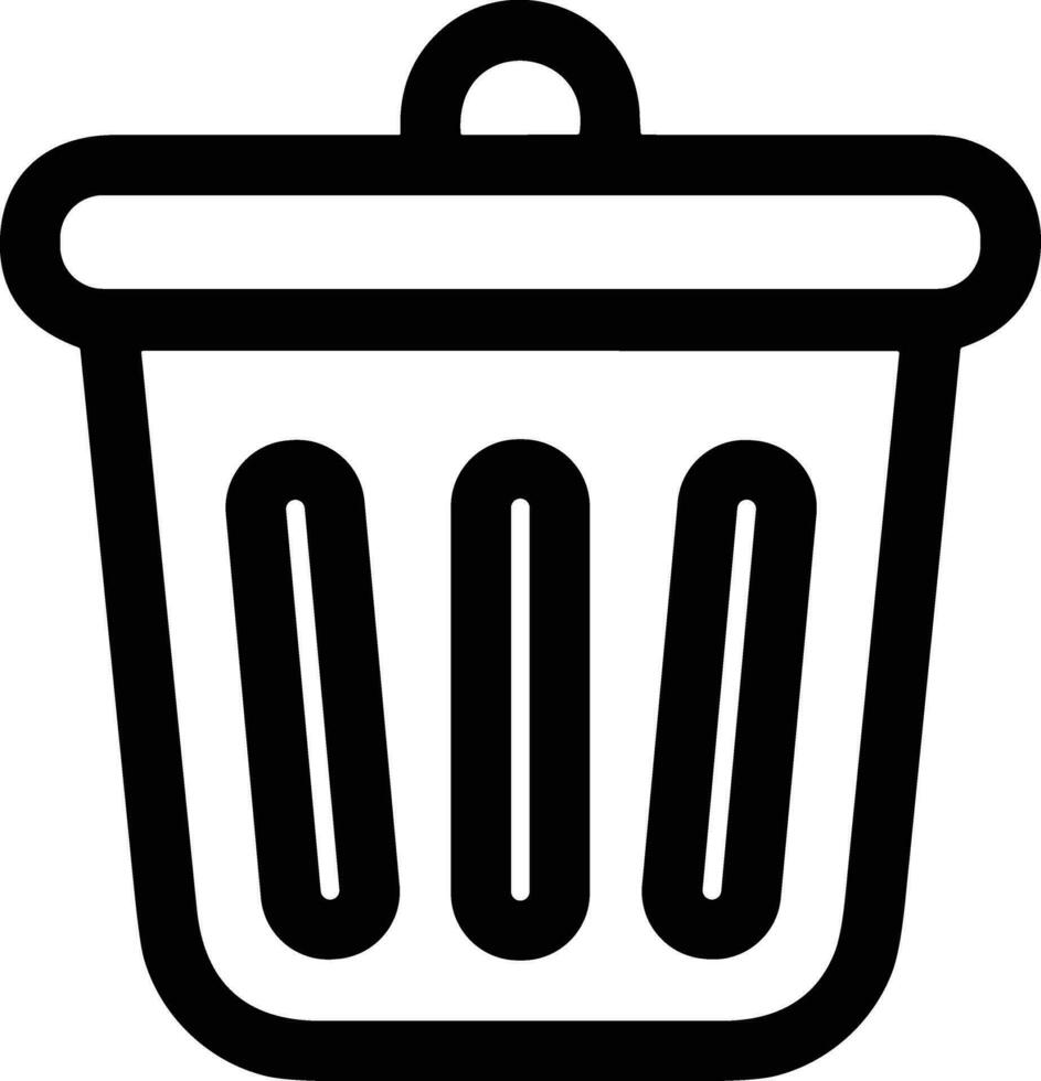 Bucket icon symbol vector image. Illustration of the bucket cleaning equipment washing outline design image. EPS 10