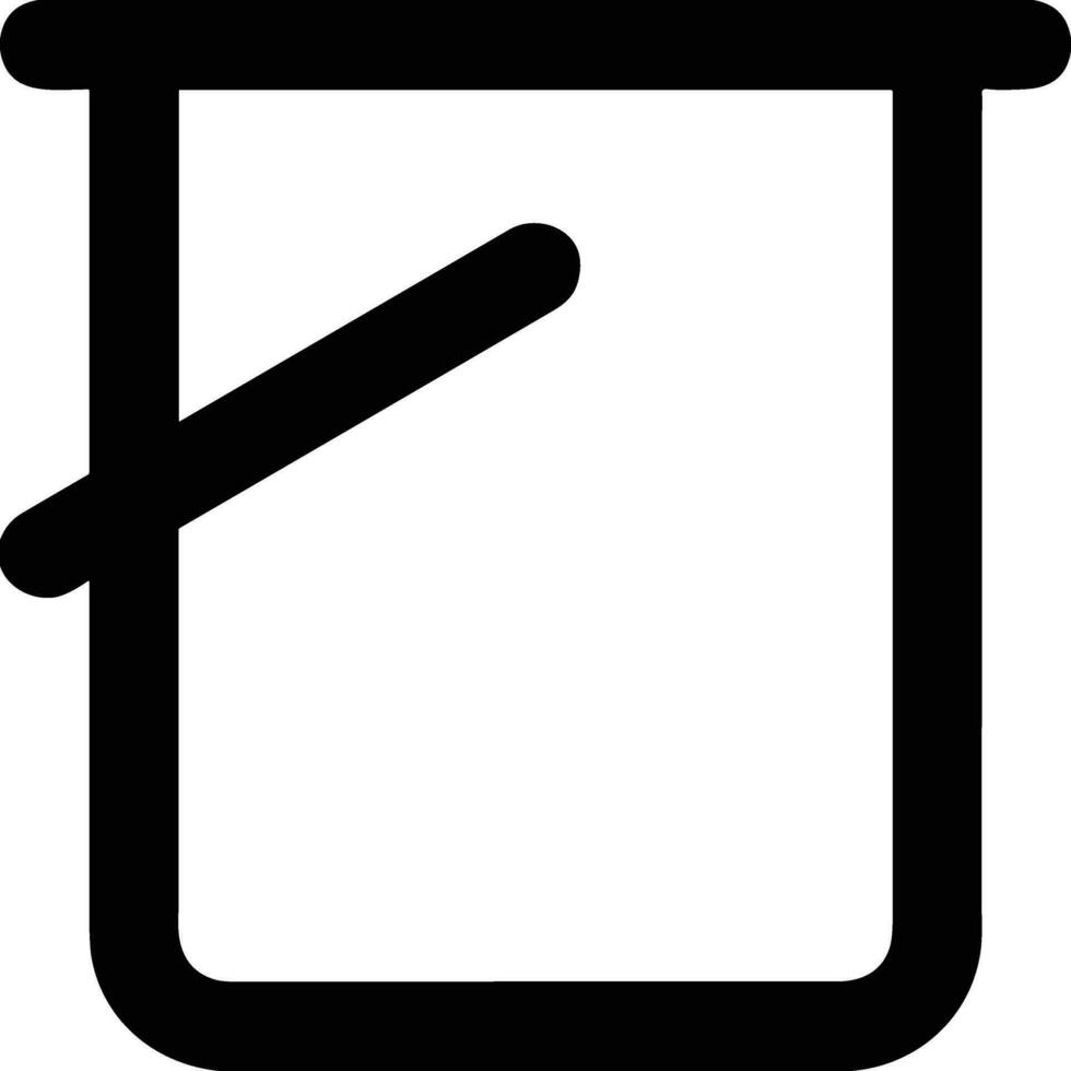 Bucket icon symbol vector image. Illustration of the bucket cleaning equipment washing outline design image. EPS 10