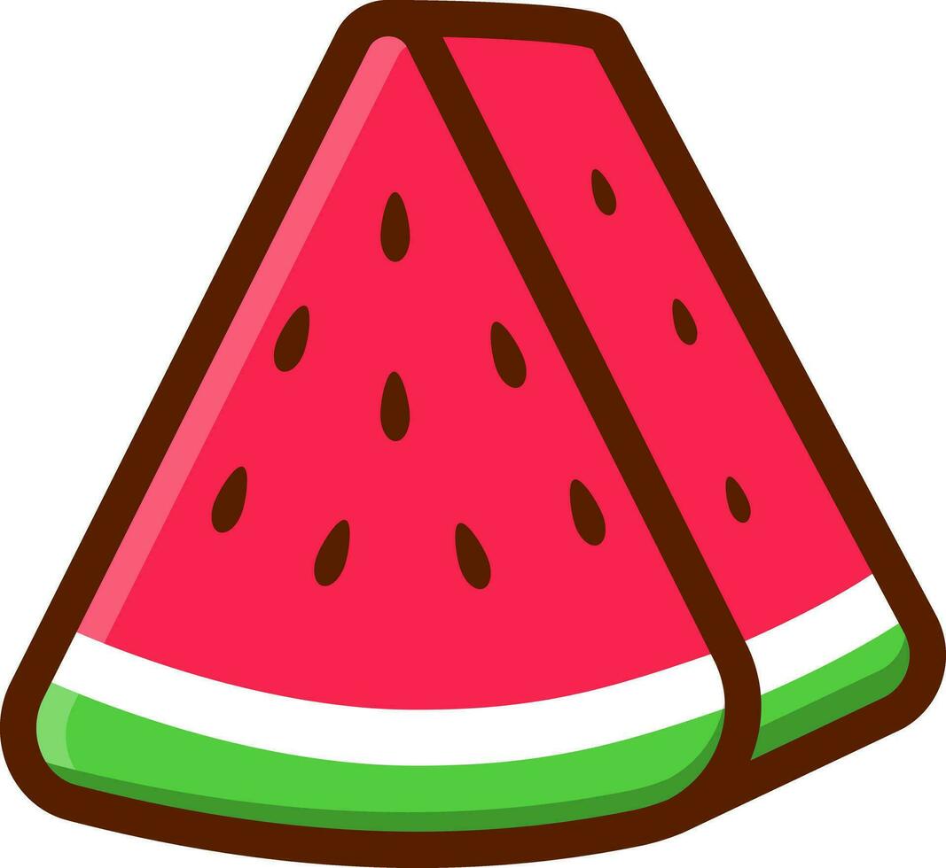 summer watermelon hawaii vector