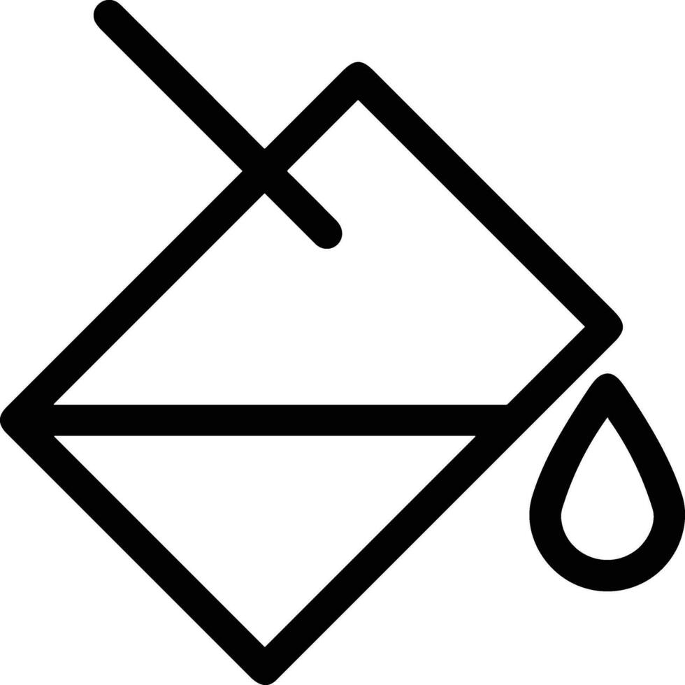 Bucket icon symbol vector image. Illustration of the bucket cleaning equipment washing outline design image. EPS 10